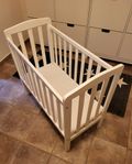 spjälsäng, bedside crib