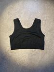 (Nr 330) Svart sport BH fr H&M till dam. Stl L.