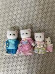 Sylvanian Families figurer (inkl två familjer)