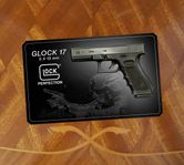 GLOCK 17 LABEL DEKAL KLISTERMÄRKE LUFTPISTOL AIRSOFT PRINT