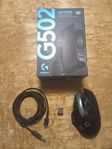 Logitech G502 lightspeed mus