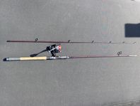 Abu Garcia Tormentor Haspelset med Fireline 