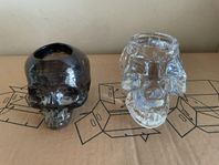 KostaBoda skull candle holder