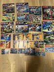 Kompletta Nexo knights, chima, ninjago byggen