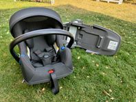 Bilbarnstol (air craft approved) & ISOFIX Bas 0-13kg TAKATA