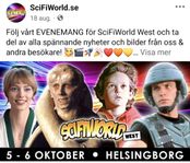 3 biljetter SciFiWorld Helsingborg 