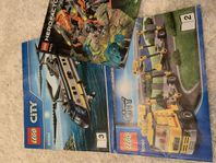 Massor av Lego City Technics etc