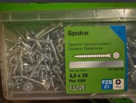 Gipsskruv 3,5 x 25 mm, 1000 st