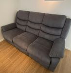 3-sits soffa recliner 