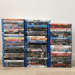 80 Blu-Rays blandade kategorier