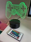 3D Led nattlampa Gamer