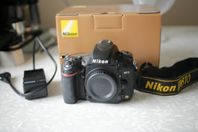 Nikon D610 proffskamera fullformat i fint skick