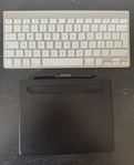 Wacom Intuos S Bluetooth Ritplatta  Apple keyboard 