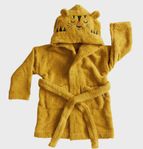 Bathrobe - TIGER, ochre för 1-2år och 3-4 år