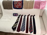 Fina slipsar, fluga, pocket squares