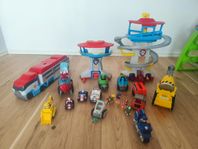 Paw Patrol leksaker (stort paket)