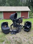 Emmaljunga NXT 90 med passande babyskydd britax römer primo