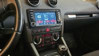 Audi A3 skärm med trådlös Carplay/Android Auto och Blueto