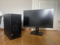 PC Lenovo och MSI Monitor