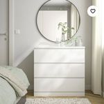 IKEA Malm byrå 3 lådor