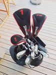 Spalding True Black damset högerklubbor, inkl. golfbag