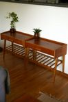 Par sidobord - teak - 1950/60tal