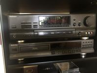 Technics stereo SA-GX170, CD och högtalare