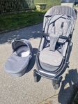 Britax Smile 3 Duo- liggdel, sittdel och chassit 