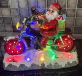 Tomte på motorcykel med belysning - NY