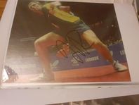 Äkta autograf autograph Jörgen Persson Bordtennis 