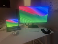 Grym Macbook Pro, 4K 32" skärm Magic Key & Mus 