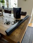 LG soundbar och subwoffer