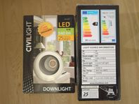 Downlight LED PRO 230 V, 10W, 540lm, 2300-2700K, IP44, 10st