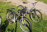 2 Mountainbike, 26 tum, Shimano växlar