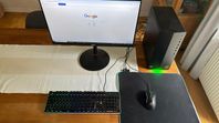 HP Pavilion Gaming med skärm, tangentbord, mus o hörlurar