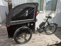 Christiania lådcykel till salu