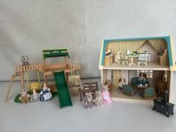 Sylvanian families hus och lekpark 