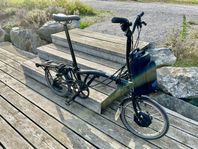 Brompton C-Line Electric 6 vxl svart