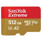 SanDisk Extreme MicroSDXC 512GB kort microsd