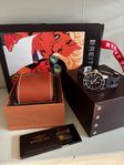 2 klockor,Breitling Superocean och Omega Speedmaster fullset