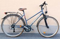 21 Växlad Cykel med handbromsar + dämpad framgaffel - 28 t