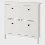 Ikea Hemnes skoskåp vit