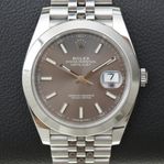 Rolex Datejust 41 Rhodium - 126300 full set 2021