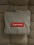 Supreme Box Hoodie Grey