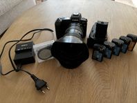 Canon eos R med batterigrepp och originalkartong