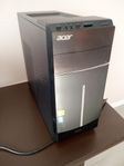 Stationär dator Acer Aspire MC605 med skärm och tangentbor