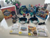 Skylanders stort paket + Nintendo wii