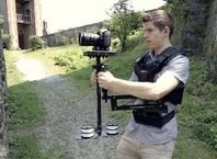 Flycam HD-5000 SteadyCam med Gimbal, väst och arm