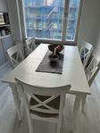 Matbord (utragbart bord) - expandable dining table Ingatorp