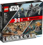 Oöppnad Lego Star Wars 3-in-1 - Galactic Adventure - 66708